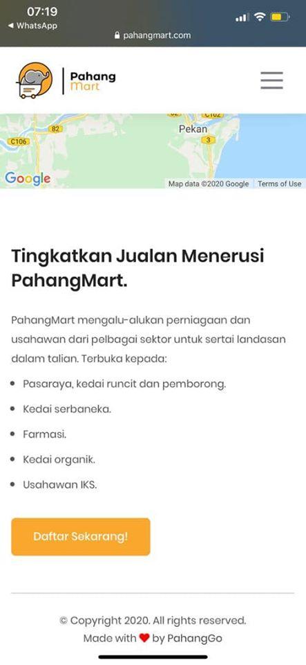 TINGKATKAN JUALAN MENERUSI PAHANGMART