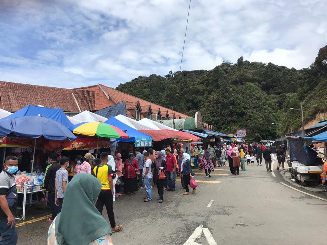 PENGUNJUNG DAN PENIAGA CAMERON HIGHLANDS PERLU PATUH SOP