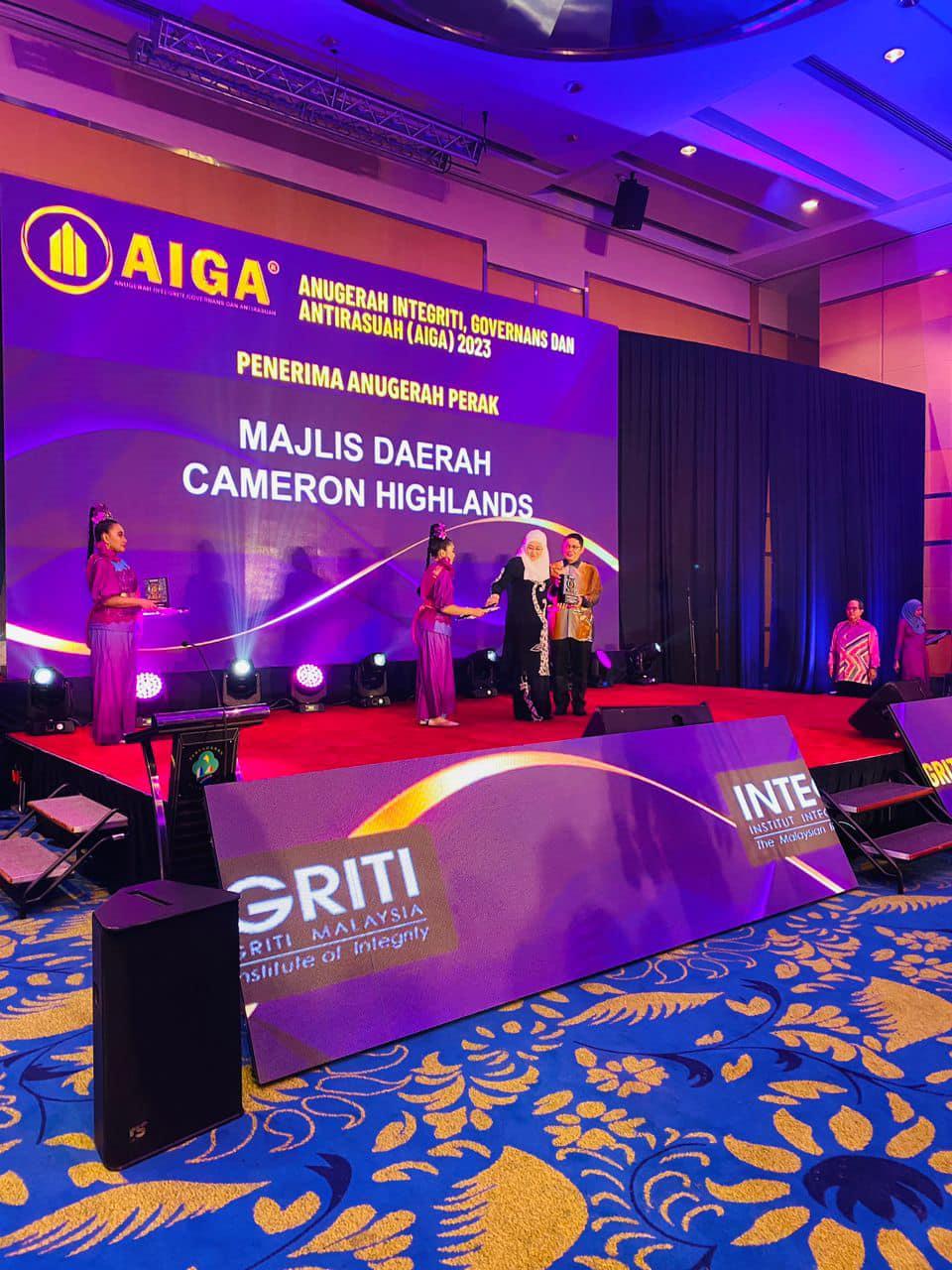 MAJLIS ANUGERAH INTEGRITI, GOVERNANS DAN ANTI RASUAH (AIGA)