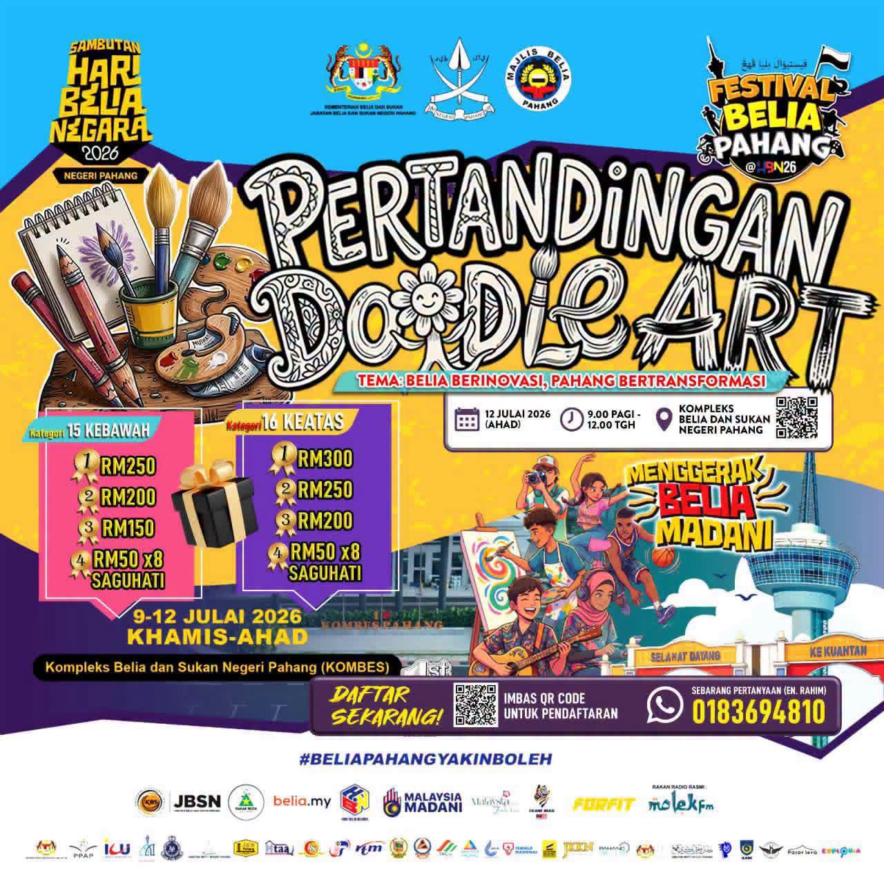 PERTANDINGAN DOODLE ART 2026 PERTANDINGAN DOODLE ART 2026