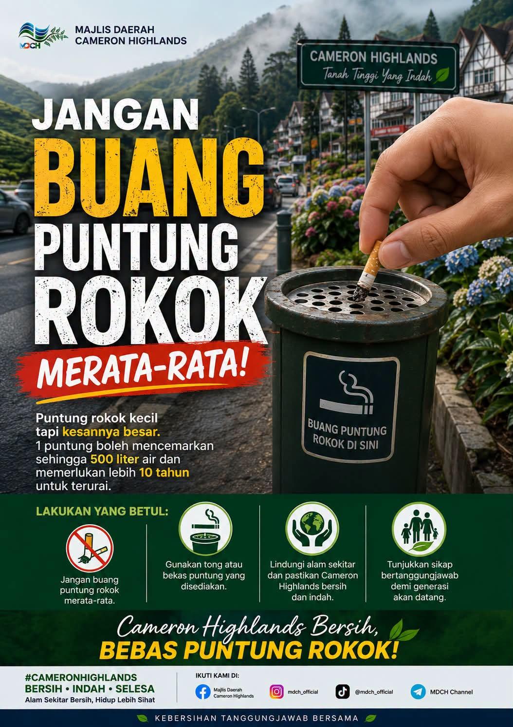 Puntung Kecil, Kesan Besar.